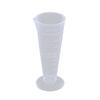 En stock vaso medidor de 50 ml vaso medidor triangular 50 ml equipo de laboratorio vaso medidor con escala vaso para mezclar pintura