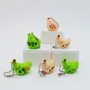 Deseos de Pera se Hacen Realidad, Colgante Llavero Fruta Dibujo Animado Verde Plátano, Adorno Decoración Bolsas Coche, Juguete Pequeño Cultural y Creativo