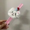 Muñeca de Felpa Judy Anillo a Presión Lindo Pingüino de Fiesta Pulsera Decoración de Pulsera Correa de Reloj de Gato de Dibujos Animados para Niños