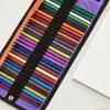 Suministro Exclusivo Transfronterizo de Lápices de Colores de 50 Colores, Set Enrollable de Lápices de Colores de Alta Calidad para Estudiantes, Set Enrollable para Dibujo Artístico, De Madera