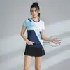 Conjunto de Uniforme de Badminton 2026 para Homens e Mulheres, Uniformes de Equipe para Treinamento e Competição de Vôlei de Verão, Tênis de Mesa e Tênis, Personalizado, Enviado em até 3 Dias