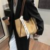 Bolso Retro para Commuter para Mujer 2025 Nueva Moda Color Puro Bolso para Suegra Bolso Tote de Hombro Popular Casual para Mujer