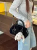 Bolsos Peludos Nicho de Otoño e Invierno para Mujer 2025 Nueva Moda Bolso Cruzado Versátil Bolso de Mano Bolso Peludo