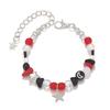 Pulseira de Estrelas Pequenas Frescas Explosões do Livro Chapeuzinho Vermelho Pulseira de Contas Rosa Doce para Namoradas e Estudantes Presentes