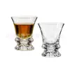 Copa de vino pequeña estilo ins, copa de cristal de cristal, copa de licor vintage, copa de un trago, vaso de chupito para uso doméstico