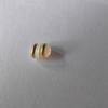 Tampão de Silicone Transparente Anti-queda Dourado e Prateado Duas Cores Podem Escolher Acessórios de Plug Traseiro Tampa de Orelha DIY Pequeno Pão Acessórios de Tampão de Orelha