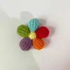 Venda por Atacado Fios Tricô Coloridos Flores Afegãs DIY Roupas Sapatos Acessórios Cabelo Suprimentos Artesanato Flores de Crochê