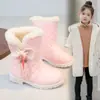 Botas de Neve Infantis, Botas para Meninas, Novidade Inverno 2026, Botas Princesa Quentes Engrossadas, Botas Grandes de Algodão para Meninas Mais Velhas