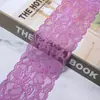 Ribete de encaje elástico de poliéster, accesorios de lencería, material de punto para vestido de novia, pañuelo para la cabeza, accesorio para el cabello, cinta ancha, material para manualidades