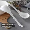 Cuchara de Cerámica Grande para Sopa para Uso Doméstico, Adecuada para Servir Sopa, Gachas y Otros Platillos, con un Mango Largo