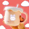 90 pegatinas de cuenta de mano, pequeñas y frescas, con dibujos de niña linda, corazón, animal, diario de cuenta de mano, pegatinas decorativas para teléfono móvil