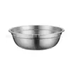 Acero Inoxidable 304 Recipiente Recipiente para Cocinar Recipiente Doméstico para Especias con Tapa Vajilla Utensilios de Cocina Recipiente para Batir Huevos y Lavar Recipiente para Sopa de Verduras