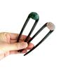 Temperamento bolas cabeça placa de cabelo artefato fecho de cabelo cocar pedra grampo de cabelo simples moda retro acessórios para cabelo grampo de cabelo