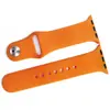 Para Apple Classic Correa de Silicona Nueva de Uña Única Correa de Silicona de Color Sólido para Apple watch1-8 Generación
