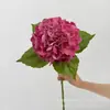 Flores Artificiales con Textura Realista, Hortensia, Hortensia Hawaiana, Decoración de Boda, Arte Floral, Decoraciones de Hotel, Flores Falsas