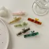 Ins Dulce Lindo Pasador de Conejo de Acetato Clip de Pato Corazón para Niña Estudiante Accesorios para el Cabello de Dibujos Animados Japoneses y Coreanos Clip para Flequillo