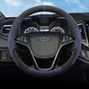 Capa de Volante Chery Tiggo 3 Tiggo 5 Modelo Antigo Ultra-fina Camurça Veludo Absorvente de Suor Pegada Capa Todas as Estações Universal