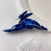 Nuevo Accesorio para el Cabello Yhj: Pinza para el pelo de ballena azul de acetato personalizada para recogidos y coletas