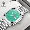 Reloj Cuadrado de Lujo Ligero para Mujer Calendario Dual Luminoso Correa de Acero Sólido Resistente al Agua Reloj de Cuarzo Reloj de Nicho de Alto Valor