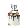 Conjunto de Toppers de Acrílico de 20 Peças para Decoração de Bolo de Aniversário, Toppers de Bandeira, Mesa de Sobremesas de Festa Trendy