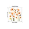 Girasol magnolia inodoro calcomanías para inodoro transfronterizas removibles decoración de baño calcomanías de pared MUP1610