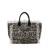 2026 Bolso Estilo Nuevo Estilo Europeo y Americano Playa Gran Capacidad Hombro Bolso de Viaje Bolso Tote Estampado con Borlas
