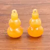 6 Colores 18x31mm Accesorios de Resina DIY Colgantes de Calabaza de Color Degradado para Bolsas, Teléfonos, Ropa, Accesorios