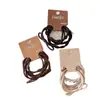 Set de Cintas para el Cabello Color Café con Leche Coreano, Bandas para el Cabello Simples y Elegantes, Anillos para el Cabello de Alta Elasticidad, Accesorios para el Cabello de Alta Gama