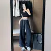 Pantalones populares de primavera 2025, nuevos pantalones a juego de colores, pantalones de mujer holgados, ajustados, casuales, pantalones machete, pantalones grises