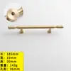 Ventas Directas de Fábrica Nórdico Lujo Ligero Latón Manija para Puerta de Gabinete Cajón Gabinete para Vinos Sencillo Oro Francés Manija de un Agujero