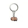 Chaveiro Criativo de Borracha Macia PVC Desenho Animado Gato de Gelatina Fofo Pingente de Bolsa Ornamento para Chave de Carro Pequeno Presente