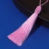 Borla de piña de 9 cm, marcapáginas para ropa, borla colgante pequeña, decoración de regalo de nudo chino, colgante, accesorio al por mayor