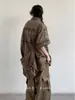 Camisa de manga corta a cuadros para hombre, estilo japonés de verano, retro, holgada, informal, de media manga, estilo americano, chaqueta de marca de moda urbana.