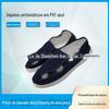 Sapatos Antiestáticos com Solas Macias para Oficinas Livres de Pó, Sapatos de Trabalho Antiestáticos para Homens, Sapatos de Lona de Malha de Quatro Furos para Mulheres, Espessos, Antiderrapantes e Duráveis