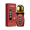 Óleo Essencial Personalizado para Massagem Térmica com Ervas para Alívio de Dores Corporais, na Cintura, Ombros e Musculares, Óleo Essencial de Ervas OEM Etiqueta Privada