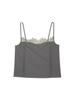 Comercio Exterior Transfronterizo Primavera y Verano Nuevo Estilo Europeo y Americano Moda Femenina Sexy Chica Caliente Encaje Borde Camisola Delgada Top