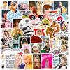 Gran Venta de Set Transfronterizo de 50 Piezas de Pegatinas de Singer Taylor Swift, Pegatinas Decorativas de Taylor Swift