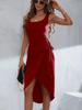 Amazon Europa y Estados Unidos explosiones transfronterizas primavera y verano vestido moda de mujer casual irregular color sólido chaleco falda de mujer