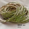Cadena de garra de 2 mm fila única S6 strass pulsera muy fina pulsera elástica pulsera de tenis transfronterizo pulsera chapada en oro fabricantes lote