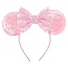Acessórios de cabelo do Mickey transfronteiriços bordado lantejoulas laço faixa de cabeça de festa faixa de cabeça de parque de diversões férias acessórios de cabelo infantis pronta entrega