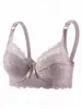 Sutiã Cruzado de Algodão Fino Plus Size com Suporte Lateral Ajustável Renda Push Up com Aro Lingerie Sexy Feminina Atacado
