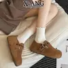 Versión de Piel de Vaca de Zapatos Birkenstock Todo Incluido con Aumento Interno de Altura para Mujer, Suela Súper Suave, Zapatos que No Cansan, Zapatos Casuales para Mujer, Mocasines para Mujer