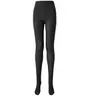 Medias de rayas verticales transparentes para mujer, otoño e invierno, adelgazantes, medias de capa base, alta elasticidad, fibra ultrafina, se mantienen arriba, medias de tacto de alta gama