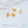 Chapado en cobre oro de 14K superficie lisa flor pequeña capullo rosa trébol de cuatro hojas trébol de tres hojas hojas dobles colgante accesorios hechos a mano para DIY