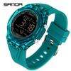 Reloj Electrónico Nuevo en Stock con Esfera Transparente Grande, Reloj Impermeable Luminoso, Reloj Despertador Segmentado Multifuncional, Reloj de Pulsera Unisex