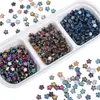 Contas Coloridas Galvanizadas em Vidro Estrela de Cinco Pontas Contas em Fio Contas Soltas Artesanal DIY Pulseira Colar Pulseira Acessórios de Joias Materiais Atacado
