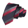 Bestseller transfronterizo, corbata estrecha para hombre de 6 cm, corbata de rayas casual, corbata para hombre hecha a medida, al por mayor en stock, muestra disponible en 7 días