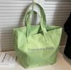Bolso de Lona para Mujer de Gran Capacidad 2025 Color Caramelo Bolso Bandolera Tote para Mujer Bolso de Hombro Urbano Simple de Moda para Viajes