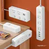 Regleta Doméstica Multifuncional con Puertos USB y Múltiples Tomas para Ollas Arroceras, Adecuada para Residencias Estudiantiles, con Cable