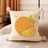 Cura Nórdica de Paz y Alegría Moderno Simple Almohada Sofá Sala de Estar Habitación Modelo Cubierta de Almohada de Cintura de Gamuza Cojín